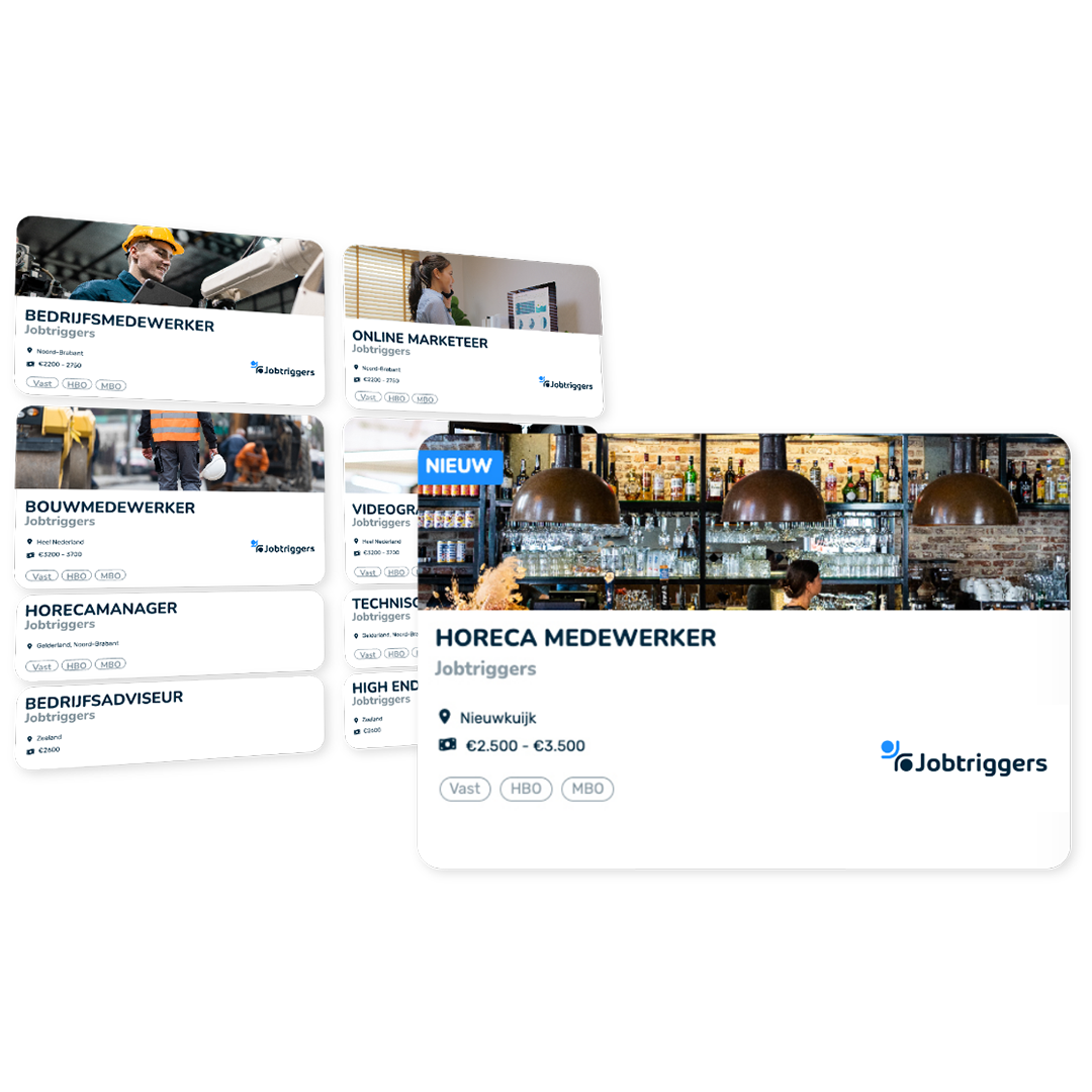 Jobtriggers vacatures plaatsen